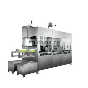 Shanghai Factory Custom Dairy Milk Gable Top Carton Filling Packing Packaging Machine for Dairy Processing Line thumbnail-1