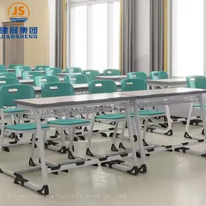 School Desk and Chair Set Detachable for Student Classroom Furniture thumbnail-5