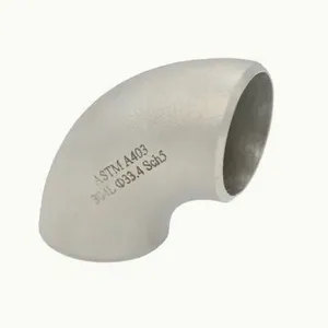 Stainless Steel Butt-Weld Fittings Long Radius 90 Degree Elbow thumbnail-3