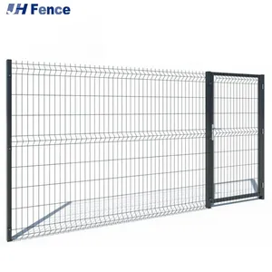 Waterproof Factory Manufacturer 3D Welded Wire Mesh Fence Panel thumbnail-3