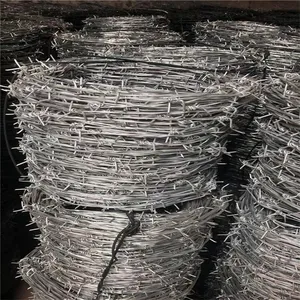 Anti Climbing Fencing Border Barrier With Galvanized Concertina Razor Barbed Wire thumbnail-1