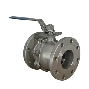 ANSI Class 150 8 Inch Factory Price SS304 Stainless Steel Flange Ball Valve CF8M Manual/Electric Actuator Ball Valve thumbnail-2