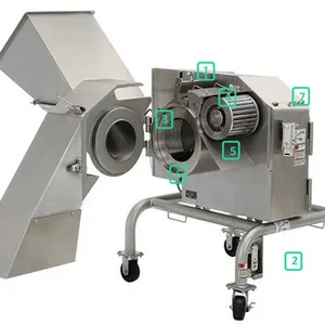 Vegetable And Fruit Cutting Machine Potato Carrot Tomato Mango Orange Dice Dicer Coconut Cube Dicing Machine thumbnail-3