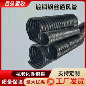 Black PU Wire Braided Hose for Cotton Harvester thumbnail-3