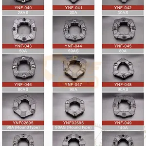 YNF Factory Wholesale Flexible Rubber Coupling CF-A for Excavator Air Compressor Connecting Glue Assembly thumbnail-4