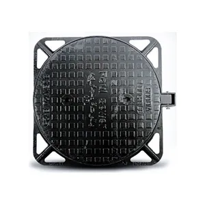 F900 Jingdong Brand D400 Cast Iron Ductile Iron Manhole Cover Black Durable Road Drainage Hot Sale Low Price thumbnail-2