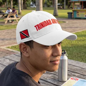 Blank Hats Wholesale Patriotic Commemorative Text Graphic Embroidered Hat Structured Cotton Sun Cap thumbnail-2