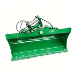 Hydraulic Tilt Bucket 8 Ton With Bolt On Cutting Edge Tilt Pivot Boss for Excavator Attachment Grading thumbnail-2