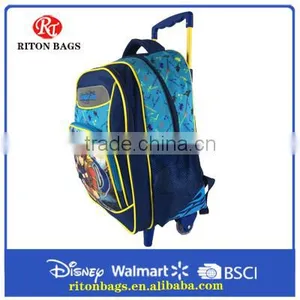 New Custom Cartoon Character Design of Trolley School Bag for Teenagers thumbnail-2