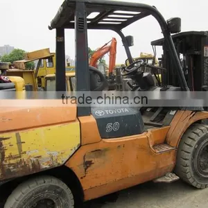 Used Toyota Forklift 5T Japan Made, 5 Ton Forklift 4m Lifting Height Year 2008 thumbnail-1
