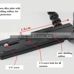 2016 New Technology Flash Led Light Work Tripod Stand With 1/4"Screw thumbnail-2