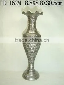 Classical Pewter Polished Metal Flower Vase(LD-162M) thumbnail-1