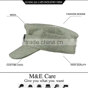 WWII German Officer Panzer Wool Field Military Cap Hat thumbnail-1