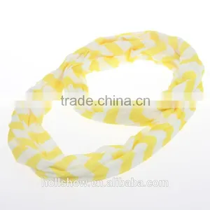 Wholesale Lady Fashion Polyester Circle Loop Cheveron Infinity Scarf thumbnail-4