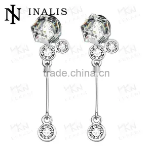2015 Hot Sale Lekani Sparkling Jewels 18K Gold Plated Earring thumbnail-4