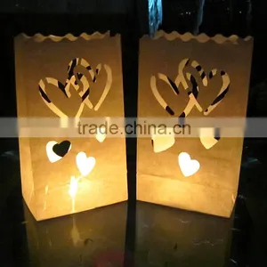 Tea Light Holder Luminaria Paper Lantern Candle Bag For Christmas Party Wedding Decoration Products thumbnail-3