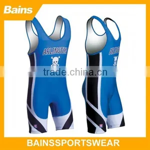 Best Selling Cheap Sublimated Wrestling Singlets 5xl thumbnail-1