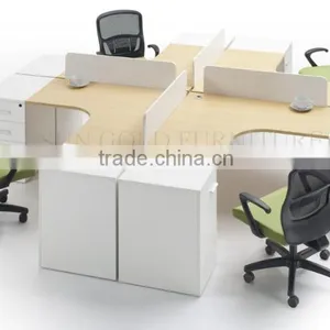 Modern Wood Office Partition Workstation Design Furniture (SZ-WSB381) thumbnail-1