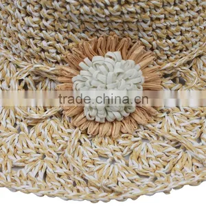 Handmade New Custom Short Birm Straw Boater Hat thumbnail-4
