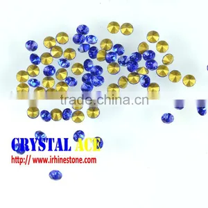 China Loose Crystal Ss16 Sapphire Wholesale mc Point Back Rhinestone, Foiled Back Strass, Chatons for Garment Accessories thumbnail-1