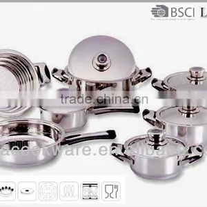 Wholesales Stainless Steel Pan Set Suitable for Induction thumbnail-1