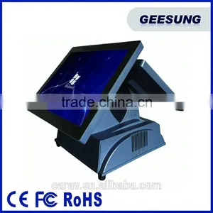 POS System Dual Screen 17 Inch With 15 Inch Customer Disply /monitor thumbnail-1