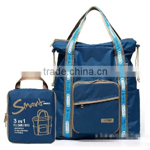 New Design 3 in 1 Drawstring Backpack Bag, Foldable Backpack thumbnail-1