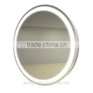 Hot Sale Modern Round Illuminated Frameless Bathroom Led Lighted Makeup Mirror thumbnail-5