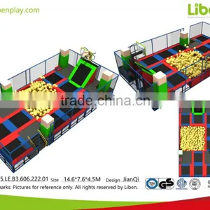 European Standard Durable High Quality Trampoline Park thumbnail-1