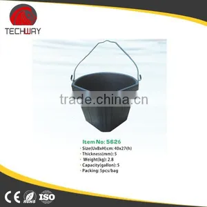 Strong Rubber Construction Buckets Rubber Pail With Handle thumbnail-5