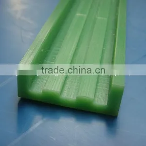 CNC Machined Plastic Chain Guide Track Roller Plastic Nylon Uhmw-pe Linear Guide Rail thumbnail-1