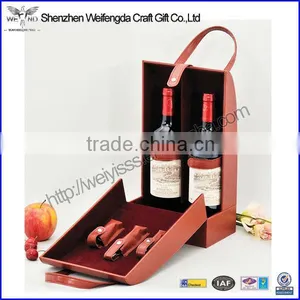 Top Grade Unique Design Handmade Wine Holder Leather thumbnail-1