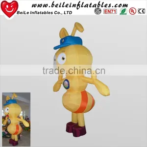 Yellow Inflatable Bee Moving Cartoon thumbnail-1