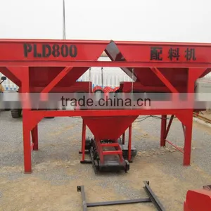Fully Pneumatic Automatic PLD800 Concrete Batching Plant thumbnail-1