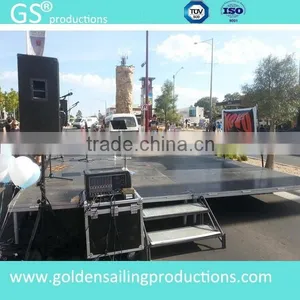 Professional Performance Event Stage , Aluminum Adjustable Stage for Show thumbnail-2