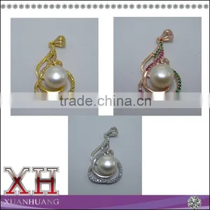 Made in China 925 Sterling Silver Cucurbit Shape Pearl Pendant thumbnail-2