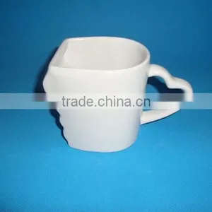 Porcelain Special Shape White Mug thumbnail-1