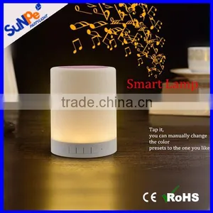2016 Hot Sale China Product Portable Lamp Bluetooth Mini Speaker With LED Light thumbnail-1