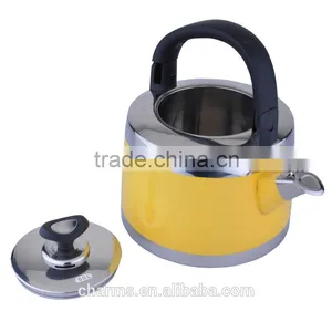 Stainless Steel Tea Pot Set Whistling Kettle thumbnail-3