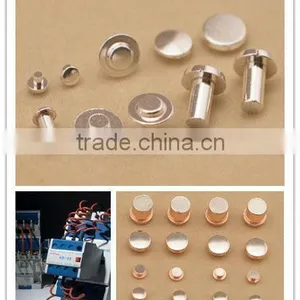 Electrical Bimetal/solid Silver Contact Rivet Tips for 220v Coil 25a Telemecanique Contactor thumbnail-1