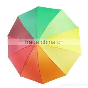 3 Folding Rainbow Gift Umbrella Wholesale Folding Super Size Umbrella thumbnail-4