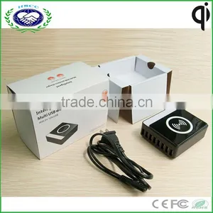 Multi-port Usb Wireless Charger qi Charging Dock Station for Samsung Galaxy s7 thumbnail-3