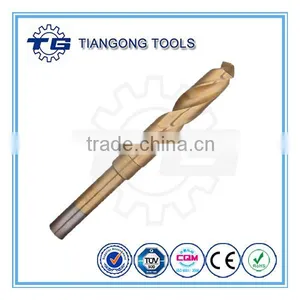 HSS Drill Bits Reduced Shank to 1/2",milled Tin-Coated thumbnail-1