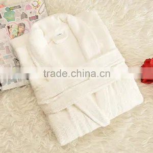 High Quality Terry Soft Bathrobes Unisex Nightgowns Bathrobes Bamboo Fiber thumbnail-3