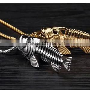 Professional Stainless Steel Jewelry Making Supplies Special Gift Fish Design Pendant thumbnail-4