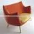 Stylish Fiberglass Shell Finn Juhl Poet Sofa Replica thumbnail-4