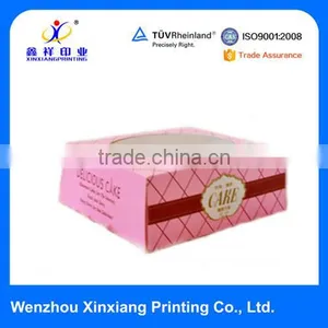 Pink Cube Top Quality Cake Box Design Boxes thumbnail-1