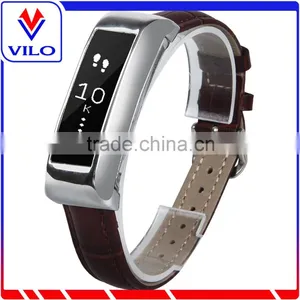 Hot Selling Crocodile Genuine Leather Wristband Replacement Band for Fitbit Alta Band With Metal Frame thumbnail-2