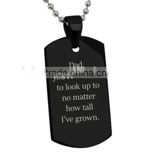 Low Price Dog Tag Pendant Hot Sales Mens Dog Tag High Quality Black Dog Tags thumbnail-2