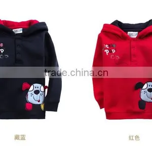 Long Sleeves Children Boys Hoodie Jacket Coat Winter Spring Zipper Hood Fleece Kids Outerwear thumbnail-1